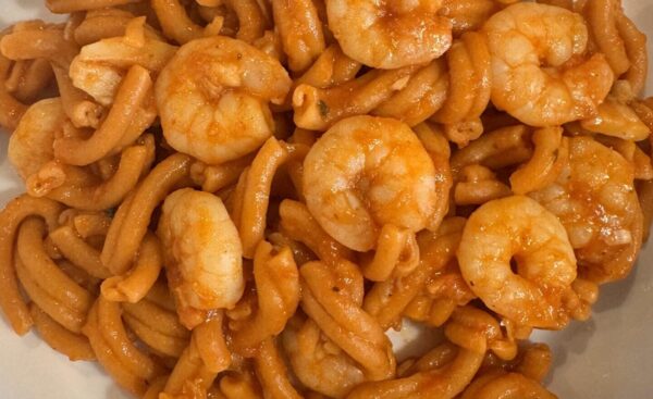 Casarecce Pasta Jollof-Style
